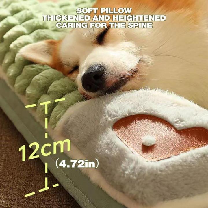 สัตว์เลี้ยงเสื่อนอนสุนัขผ้าห่มเสื่อตุ๊กตาสุนัขลัง-pad-สากลเตียงเสื่อกันลื่นนุ่มล้างทำความสะอาดได้ขนาดใหญ่กรงเสื่อเบาะรองนอน