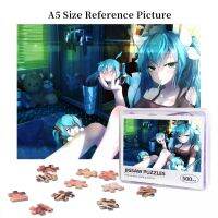 Hatsune Miku Vocaloid (4) Wooden Jigsaw Puzzle 500 Pieces Educational Toy Painting Art Decor Decompression toys 500pcs