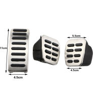 Jameo Auto Car Fuel ke Clutch Pedals Pedal Cover for Volkswagen VW Polo Bora Lavida Jetta MK4 Golf MK4 for Skoda Fabia Parts