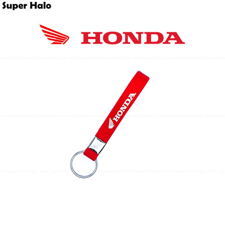 ซิลิโคนพวงกุญแจรถกุญแจสายพวงกุญแจสำหรับ-honda-motor
