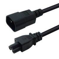 IEC 320 C14ปลั๊กตัวผู้ C5ตัวเมียสายอะแดปเตอร์ IEC 3ขาตัวผู้ไป C5มิกกี้ PDU PSU สายแปลงเพาเวอร์0 3M 1ม. 2ม. 3M