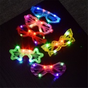 CW Colorful Flashing LED Luminous Glasses Fun Photo Prop Love Cool
