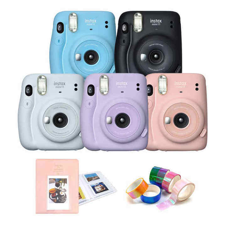 Instax Mini 11 + Macaron 2 Tier Album + Chubby 