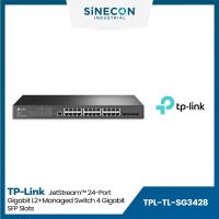 มีบริการส่งด่วนภายในวัน - TP-Link รุ่น TL-SG3428 JetStream 24-Port Gigabit L2 Managed Switch 4 SFP Slots By Sinecon