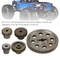 【ลดล้างสต๊อก】Differential หลักโลหะ Spur Gear 64T 17T 21T 26T 29T มอเตอร์เกียร์ RC สำหรับ HSP BRONTOSAURUS 1/10 รถบรรทุก 94111