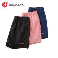 ☃✜ Cameljeans กางเกงขาสั้นหญิง กางเกงกีฬา ทรงหลวม