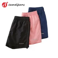 ✶ Cameljeans กางเกงขาสั้นหญิง กางเกงกีฬา ทรงหลวม