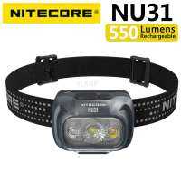 NU31 NITECORE 550ลูเมนสามไฟหน้าของแหล่งกำเนิดรองรับการชาร์จ USB-C