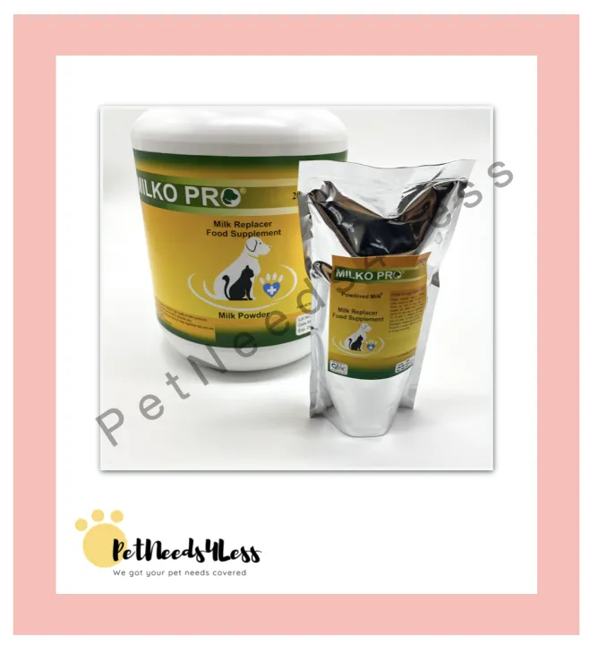 200g MILKO PRO MILK REPLACER 200G PACK FOR DOGS AND CATS Lazada PH