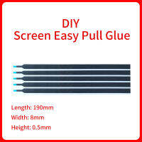 Screen Fixing Glue Screen Easy-Pull Adhesive 190*8*0.5mm For Laptop Adhesive DIY Refit Pull Glue Dedicated Paste 190MM Black