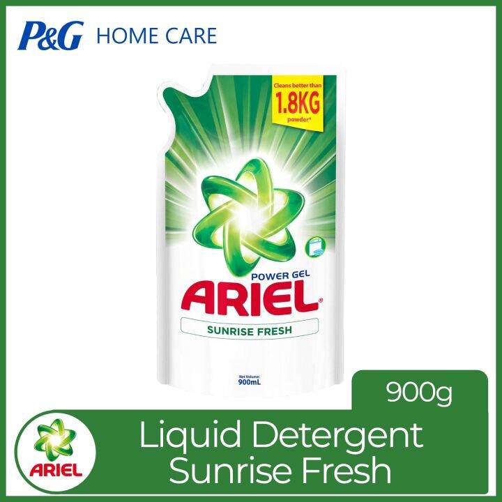 (3PCS) ARIEL LIQUID DETERGENT SUNRISE FRESH 900ML REFILL Lazada PH
