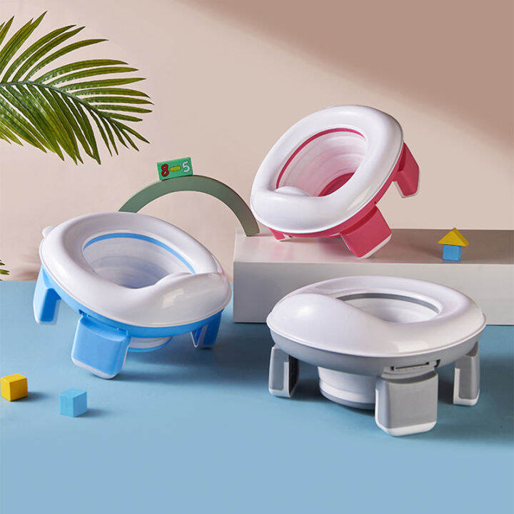 Foldable Baby Toilet Pot Children's Potty Training Seat Outdoor Car