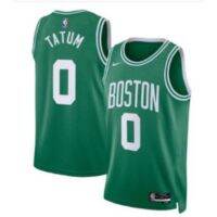 Hot 【hot pressed】2023 nba jersey Boston Celtics No. 0 Tatum green basketball jersey