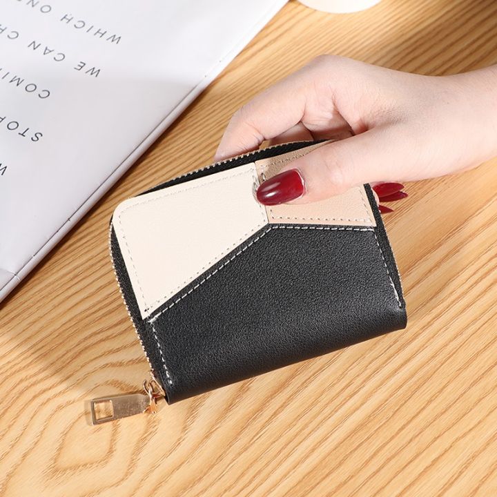 koreafashionshop-kr1363-n1กระเป๋าสตางค์ใบสั้นลายสีทรูโทน-กระกระเป๋าสตางค์แฟชั่น-กระกระเป๋าใส่เหรียญ-กระกระเป๋าสตางค์ผู้หญิง