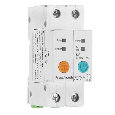 Single Phase Din Rail Leakage Protection Remote Read KWh Meter Wattmeter Voice Control
