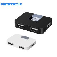 Anmck 4พอร์ต2.0 USB ฮับความเร็วสูง USB หลากหลาย USB อินเตอร์ Splitter สำหรับเดสก์ทอปคอมพิวเตอร์พีซีแล็ปท็อปอะแดปเตอร์ศูนย์กลาง USB ฮับ USB