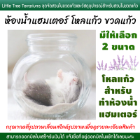 ห้องน้ำแฮมเตอร์ แฮมเตอร์ ขวดแก้ว ขวดโหล ขนาดเล็ก 59 บาท