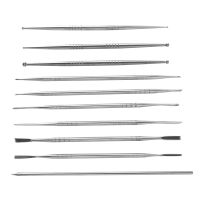 10Pcs Stainless Steel Clay Sculpture Engrave Tools for Modeling Carving Crafts Ceramic Sculpting Tools