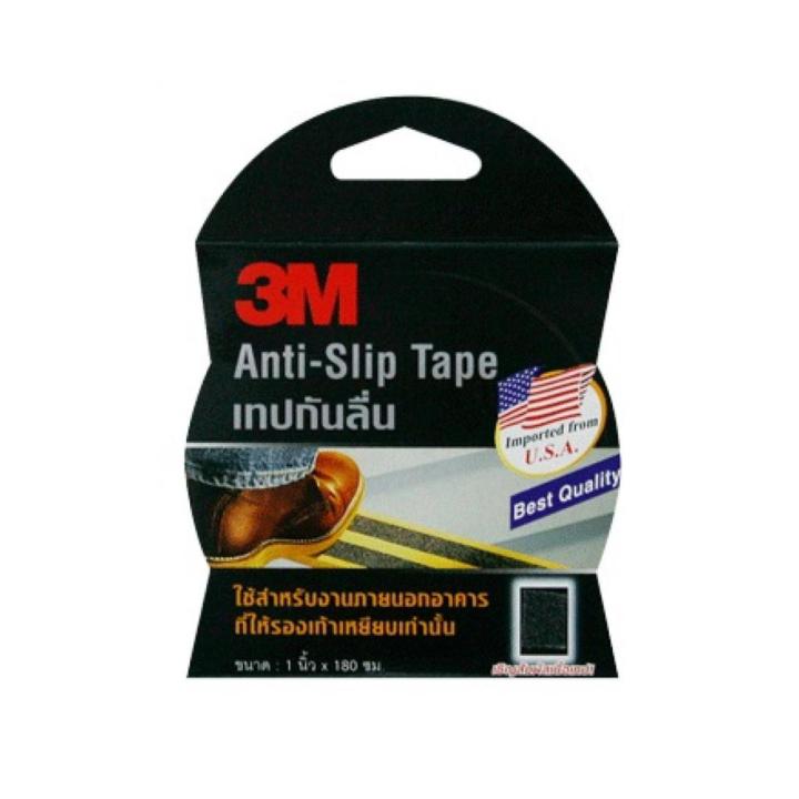 3m-เทปกันลื่น-ขนาด1นิ้วx1-8เมตร-สีดำ-black-anti-slip-tape