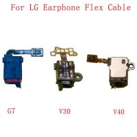 หูฟัง หูฟัง Audio Jack Flex Cable สําหรับ LG G7 V30 V40 Headphone Plug Flex Cable Repair Parts