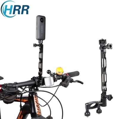 Bike Handlebars Mount for Insta360 One X3/X2/X/RS/R,All Metal Made Motorcycle Bike Bracket +16.5cm Extend Arm Accessories