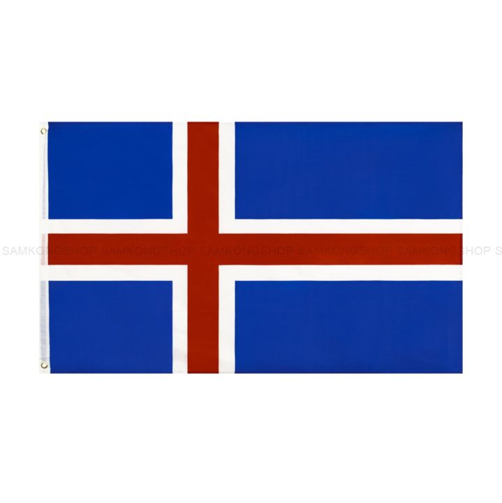 ธงชาติไอซ์แลนด์-iceland-ธงผ้า-ทนแดด-ทนฝน-มองเห็นสองด้าน-ขนาด-150x90cm-flag-of-iceland-ธงไอซ์แลนด์-ไอแลนด์