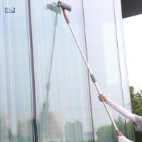 PDD Telescopic Window Squeegee Cleaner with Extension Pole Glass Cleaning Tools with 2 Washing Cloth for Indoor Outdoor