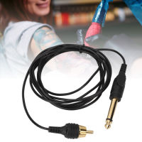 6.2ft RCA Tattoo Clip สายไฟ TPE Tattoo Clip Tattoo Machine สายไฟปากกาสักแหล่งจ่ายไฟ