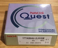 17TAB04 U-2LR/GM ( 17 x 47 x 15 mm.) NACHI High Durability Ball Screw Support Bearing = 1 ตลับ