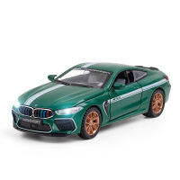 M8 BMW แบบรถโลหะผสมมีไฟและเสียงประกอบรถ Diecast ของเล่นสำหรับเด็กผู้ชายของขวัญวันเกิด Kids Toys คอลเลกชันรถ