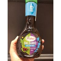 New Arrival ?Praise Balsamic 99%Fatfree Dressing น้ำสลัด เพรส  330ml