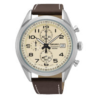 Karnvera Shop นาฬิกาข้อมือผู้ชาย Seiko Chronograph Quartz SSB273P1 Mens Watch