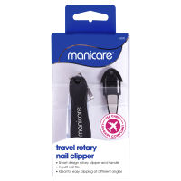 Manicare ชุดกรรไกรตัดเล็บพร้อมตะไบแบบพกพา M21070 TRAVEL ROTARY NAIL CLIPPER WITH FILE