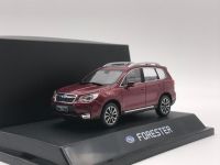 โมเดลจำลองสำหรับรถโลหะผสมรถ Subaru Forester รถ Suv สีแดงคลาสสิกโมเดลหุ่นยนต์ของเล่นตกแต่งของที่ระลึก