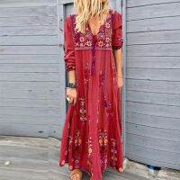 【hot】✖  for 2023 Beach Dresses Vestido Robe Female Clothing Floral Skirt