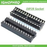 50pcs/lot 28pin DIP IC sockets Adaptor Solder Type 28 pin Narrow body New Original Free Shipping