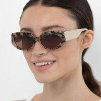 Hello-Sunglasses แว่นตากันแดดรูปไข่รูปแมวสำหรับผู้หญิงแว่นตากันแดดสำหรับขับรถชายหาดท่องเที่ยวแฟชั่นแนววินเทจเฉดสีกันแดดสำหรับผู้หญิงกันแสงยูวี