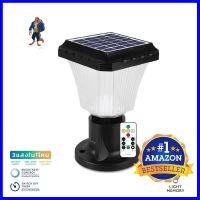 ไฟหัวเสา SOLAR LAMPTAN WAFALL CCT 2 วัตต์ เดย์ไลท์ / คูลไวท์ / วอร์มไวท์ สีดำSOLAR POST MOUNT LAMP LAMPTAN WAFALL CCT 2W DAYLIGHT/COOL WHITE/WARM WHITE BLACK **จัดส่งด่วนทั่วประเทศ**