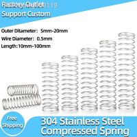 20PCS Stainless Steel Compression Spring 304 Compressed Spring Wire Diameter Y-Type Rotor Return Spring 0.5mm