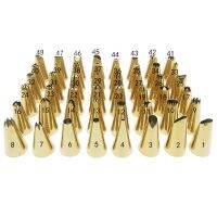 【hot】 12-48 Gold Piping With Number Fir Decoration Cookie Pacifier Pastry Tools Kichen ！