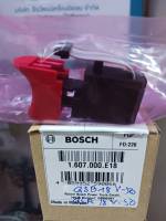 Bosch service part for model. GSB 18 V-50 /GSR 18 V -50  Switch part no. 1.607.000.E18 สวิตซ์ สว่านไร้สาย รุ่น GSB/GSR 18 V-50 ยี่ห้อ บอส 2 รุ่นใช้ร่วมกัน