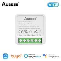 16a สวิตช์แบบ Wifi Tuya สวิตช์ควบคุม2ทางเครื่องตัดมินิสมาร์ทการควบคุมชีวิตอัจฉริยะรองรับ Alexa Google Home Yandex