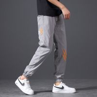 NGHG MALL-New Large Pocket High Quality Casual Mens Hong Kong Style Loose Fit Youth Sports Durable Casual Jogger Pants