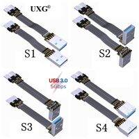 USB3.0 to Micro B flat Charging date OTG cable support of increased bandwidth up to Gen 1x1 5Gbps For USB otg device extension