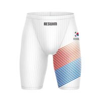 Korea Mens Surf Swimwear Beach Tights Shorts Summer Jammers Endurance Athletic Training Trunks Quick Dry Swimming Sports Shorts Swimwear