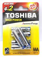 ถ่าน Toshiba Alkaline AAA ของแท้ ของใหม่