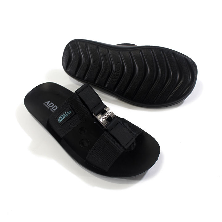 adda-รุ่น-7md01-m1-สีดำ-รองเท้าแตะแบบสวม-รองเท้าผู้ชาย-รองเท้าผู้ชาย-รองเท้าแอดด้า-2-เส้น-รองเท้าใส่สบายๆ-รองเท้ามีเหล็กตรงกลาง