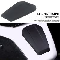 สำหรับ TRIUMPH TRIDENT 660 Trident660 2021 2020ปลอกปกป้องเข่าถังน้ำมันมอเตอร์ไซค์สติกเกอร์รูปลอกถังแก๊สที่ยึดเข่า3M ข้างแผ่นกันกระแทก