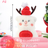 ?【Lowest price】FG แผ่นผ้าและรองเท้าสำหรับตกแต่งผมแผ่นปะติดตุ๊กตาตุ๊กตาตุ๊กตาคริสต์มาสน่ารักการ์ตูนแบบ DIY