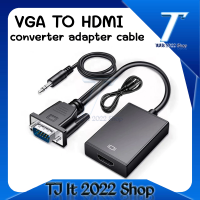 1080p full hd vga to hdmi converter adapter cable compatible with audio output vga hd adapter for laptop to hdtv projector